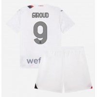 Camisa de time de futebol AC Milan Olivier Giroud #9 Replicas 2º Equipamento Infantil 2023-24 Manga Curta (+ Calças curtas)
